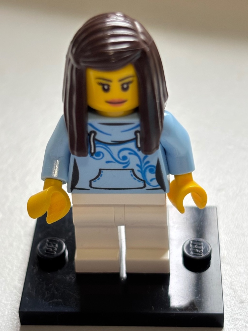 LEGO CITY "Pizza Van Customer Female" cty0710 LIKE NEW! Never played with!